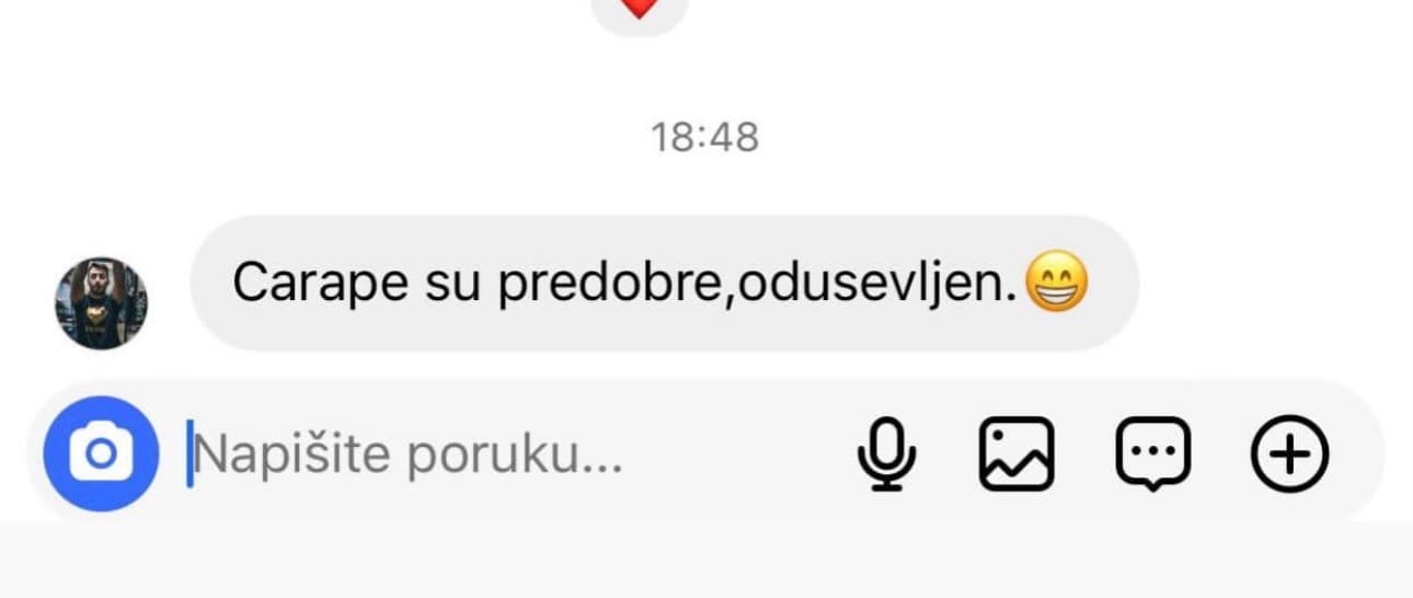 Utisak zadovoljne mušterije DS Socks