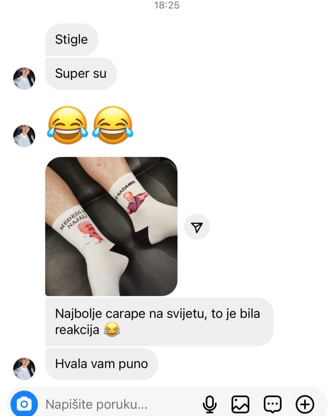 Utisak zadovoljne mušterije DS Socks