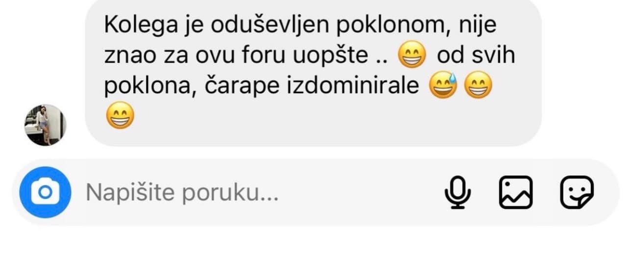 Utisak zadovoljne mušterije DS Socks