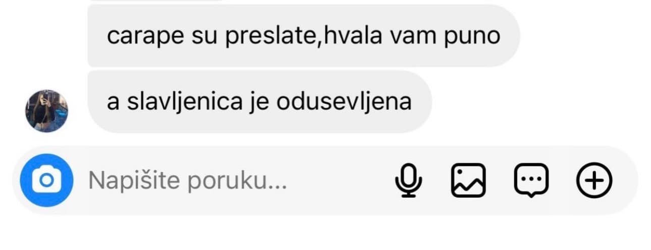 Utisak zadovoljne mušterije DS Socks