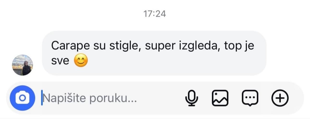 Utisak zadovoljne mušterije DS Socks