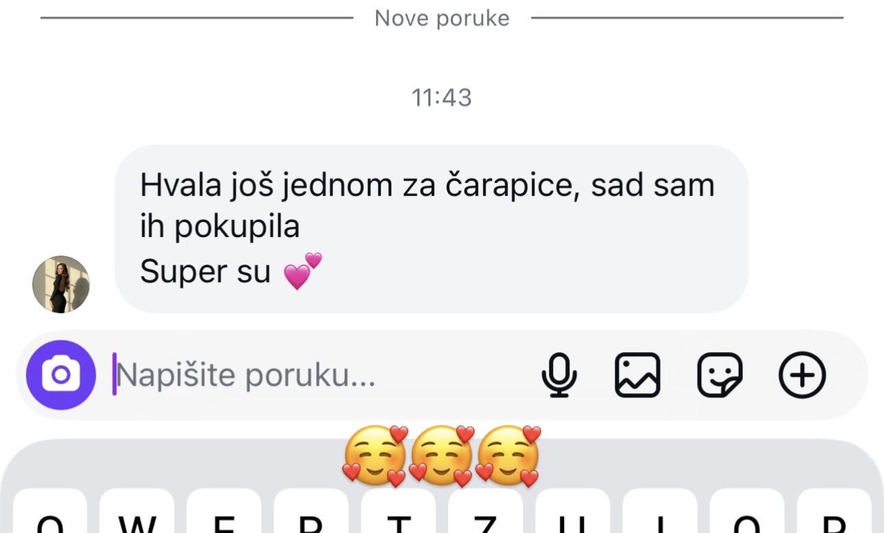 Utisak zadovoljne mušterije DS Socks