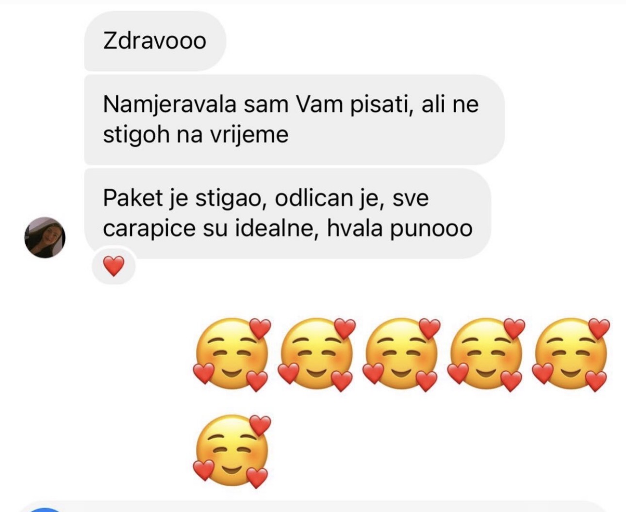 Utisak zadovoljne mušterije DS Socks
