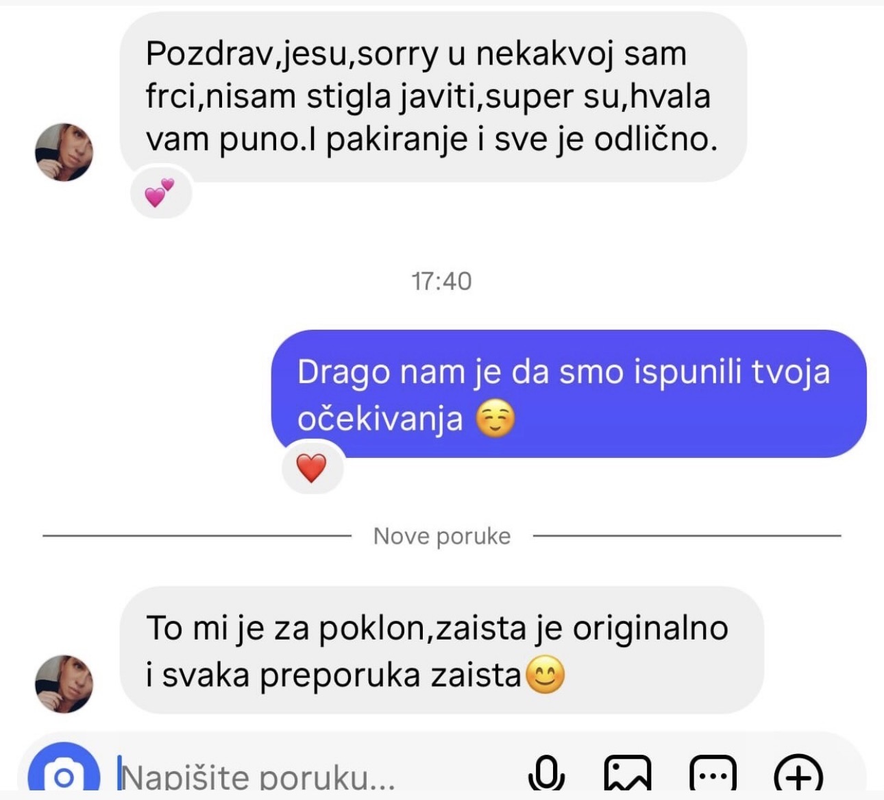 Utisak zadovoljne mušterije DS Socks