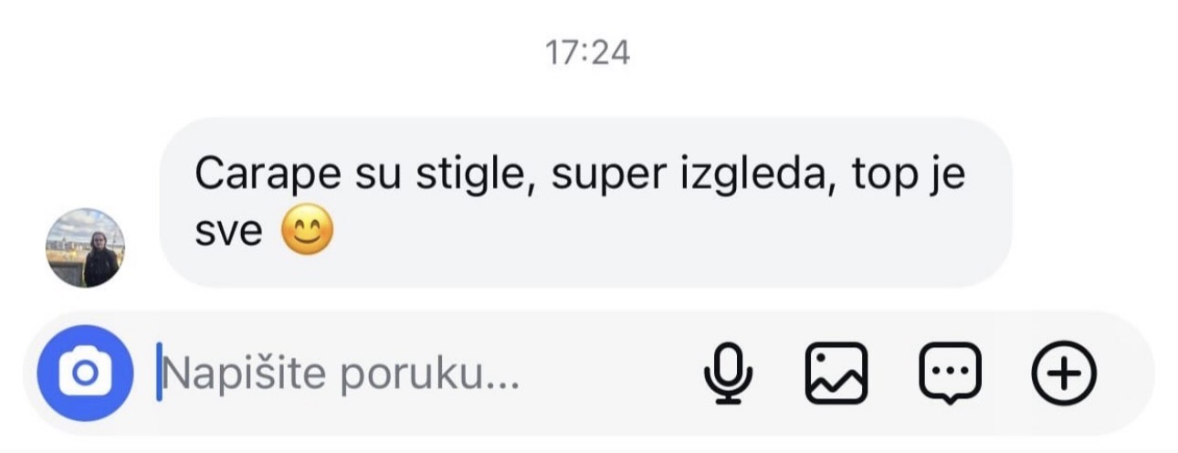 Utisak zadovoljne mušterije DS Socks