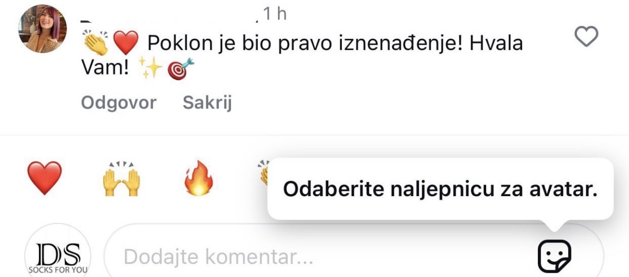 Utisak zadovoljne mušterije DS Socks